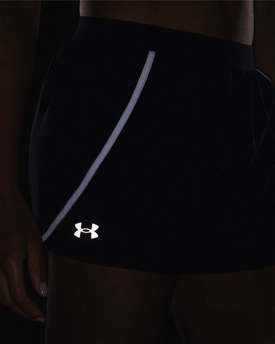 Women's UA Mileage 3.0 Shorts, Black, pdpMainDesktop image number 3